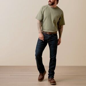 Ariat M7 REBAR Jeans Mens Slim Straight Leg Durastretch Knife Pocket Size 30/30